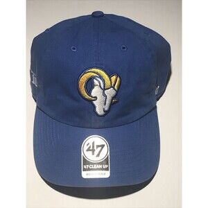 NFL Los Angeles Rams 47’ Adjustable Strapback Cap Hat Baseball Style